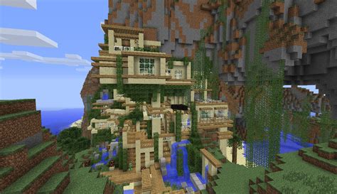 Modern House Cliffmountain Minecraft Project