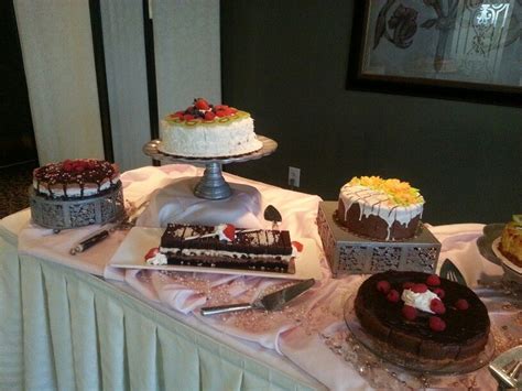Delicious Cake Buffet Yummy Cakes Desserts Delicious