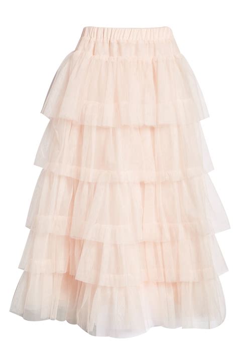 Tiered Tulle Midi Skirt Halogen X Atlantic Pacific Collection