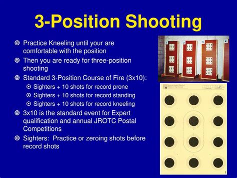 Rifle Marksmanship D The Kneeling Position Instruction Ppt Download