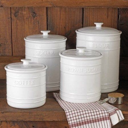 Maybe you would like to learn more about one of these? white kitchen canister sets | ... .com: White Embossed ...