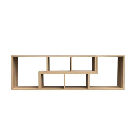 Rustic Oak 4134 In White Particle Board Bookcase For Home Furniture
