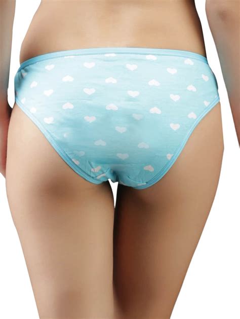 Buy Heart Printed Cotton Panties Pack Of 6 For Women From Leading Lady For ₹500 At 31 Off