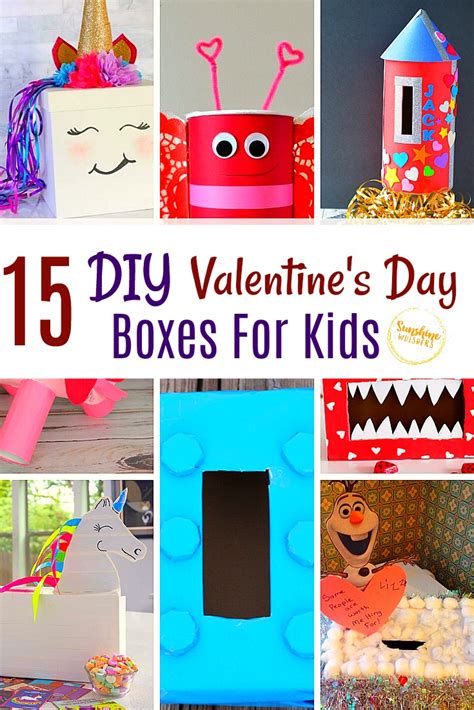 15 Diy Valentines Day Boxes For Kids Sunshine Whispers