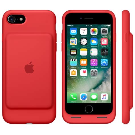Apple Smart Battery Case Red Iphone 87 Iphone Accessories Apple
