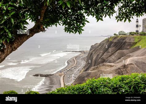 Coastal Road Miraflores Lima Peru Stock Photo Alamy
