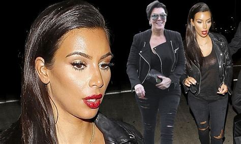 Kris Jenner Copies Kim Kardashian S Style Again As She Wears Identical Outfit Daily Mail Online