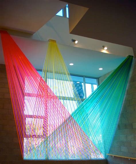 Beautiful Plastic Ribbon Art Church Stage Design Stage Design