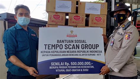Wujud Nyata Peduli Kemanusiaan Tempo Scan Donasikan Rp 500 Juta Untuk