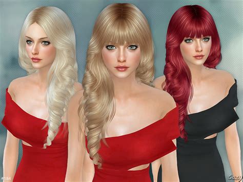 Sims 4 Hairs The Sims Resource Lisa Hair Set By Cazy