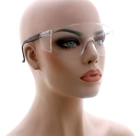 Clear Fit Over Most Lab Safety Glasses Extendable Temples Multiple Colors 364 Ebay