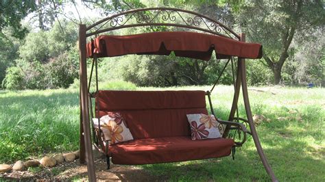 Shop wayfair for the best patio swing canopy replacement. Costco Patio Swing in Tresco Brick - Canopy $179 and ...