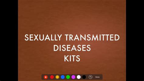 Sexually Transmitted Diseases Kits Youtube