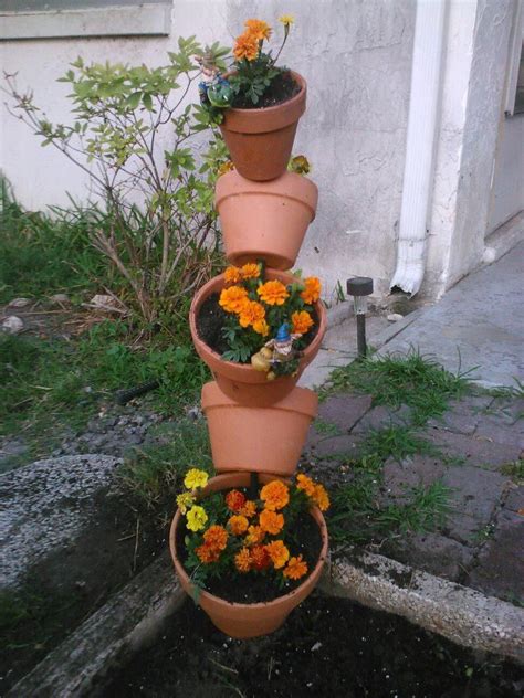 Clay Pot Planter Garden Inspiration Patio Art Flower Garden