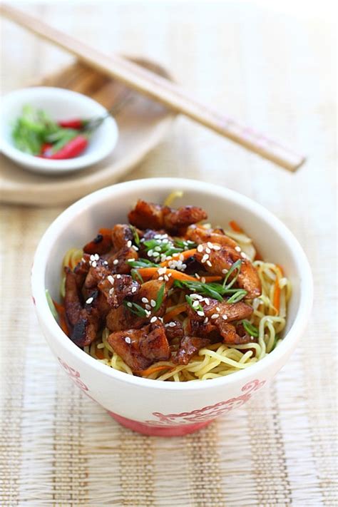After noodles are finished put all ingredients in slow cooker. Chicken Noodles | Easy Delicious Recipes: Rasa Malaysia