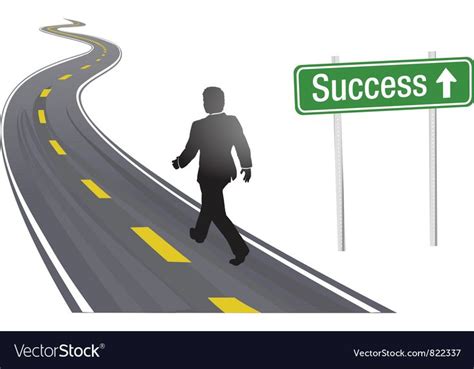 Road To Success Royalty Free Vector Image Vectorstock Ad Royalty