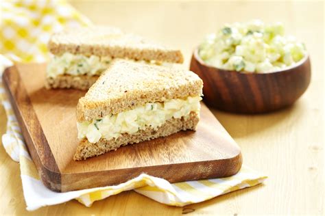 Simple Egg Salad Tea Sandwiches Recipe