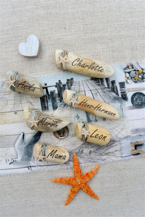 Tischkarten aus unser Maritim-Wedding Hochzeitskollektion ...