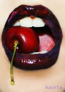 Cherry Lips By Aaorta On Deviantart