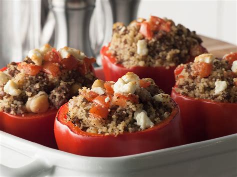 So these mediterranean couscous stuffed peppers are yet another riff on that venerable classic. Beef and Couscous Stuffed Peppers | Giant Food | Recipe ...