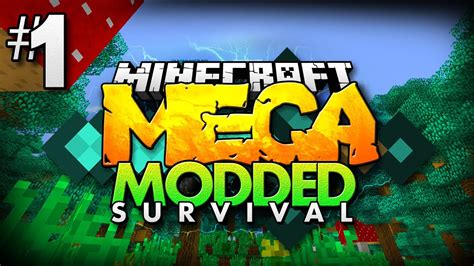 Minecraft Mega Modded Survival 1 Over 200 Mods To Explore