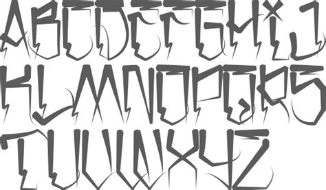 Myfonts Gangster Fonts Lettering Lettering Alphabet Graffiti Lettering