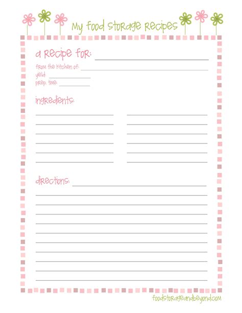 Printable Recipe Pages Coloring Pages For Adultscoloring Pages For