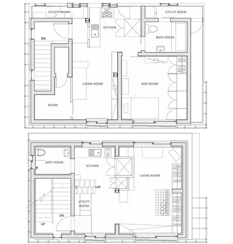 For integrated circuit diagrams, see floorplan (microelectronics). Modern Small Apartments in Seoul by Studio GAON