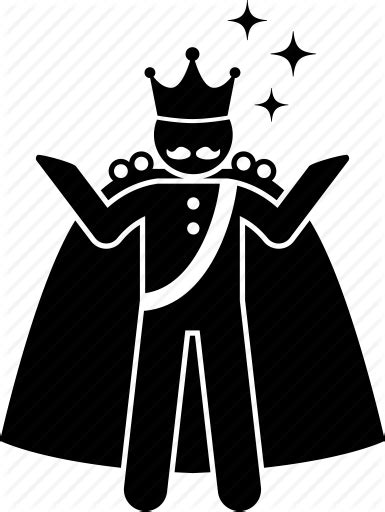 King On Throne PNG Black And White Transparent King On ...