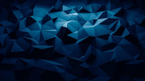 4uv0t9 Â Blue Polygon Wallpaper 4k 3840x2160 Wallpaper