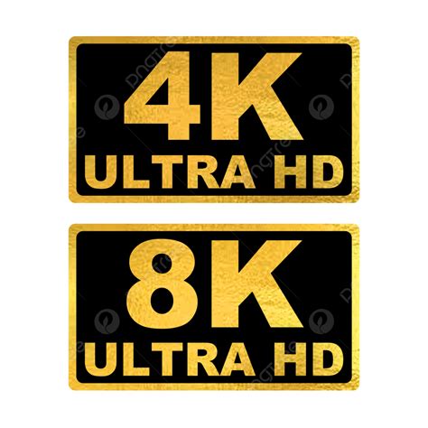 4k Ultra Hd Logopng Transparent