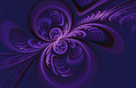 A Purple View Fractal Art Purple Fractals