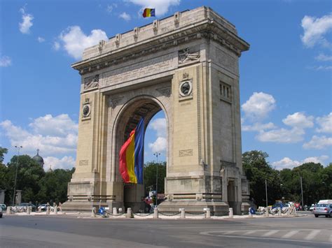 Arcul De Triumf Bucharest Bucuresti Romania Capital City Romania