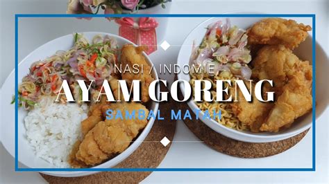 Pedasnya sambal ayam penyet sangat cocok bagi anda pecinta kuliner pedas super gila. Ayam Goreng Sambal Matah / Sambal Matah Fried Chicken ...
