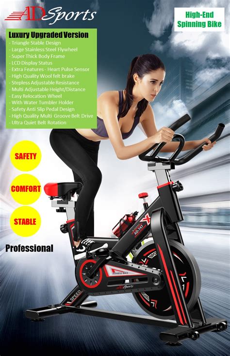 Suitable for all ages and all stages of hypertension. Fitness GYM Equipment Workout Sport Spinning Bicycle ...