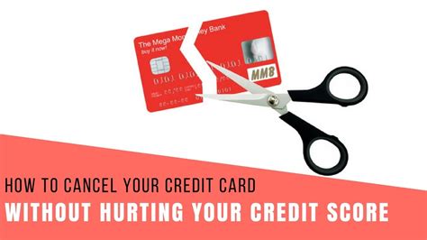 Just because you cancel a credit card doesn't mean that its payment information comes off your credit report right away. How To Cancel Your Credit Card Without Hurting Your Credit Score - YouTube