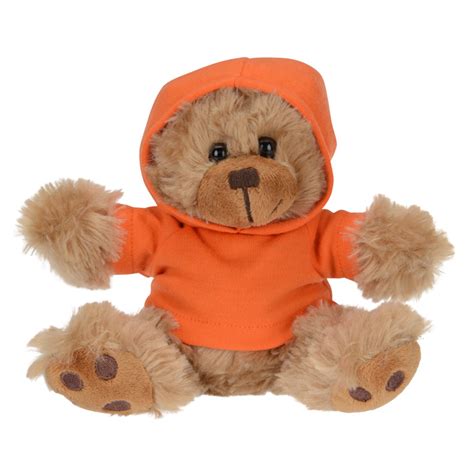Little Paw Bear With Hoodie Brown 117885 H B
