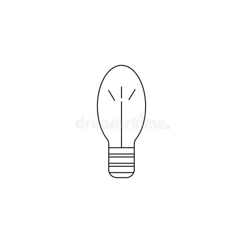 Light Bulb Icon Vector Idea Sign Solution Thinking Concept Stock