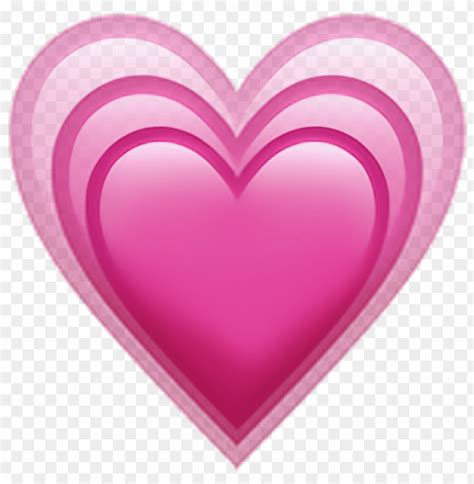 Emotions Emotion Emoji Heart Whatsapp Pink Ios Heart Emojis Png Image With Transparent