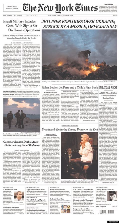 Check spelling or type a new query. Newspaper Front Pages Show Devastating Images Of Malaysian ...