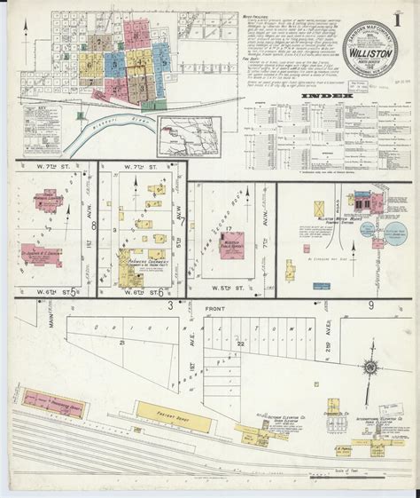 Sanborn Fire Insurance Map from Williston, Williams County, North