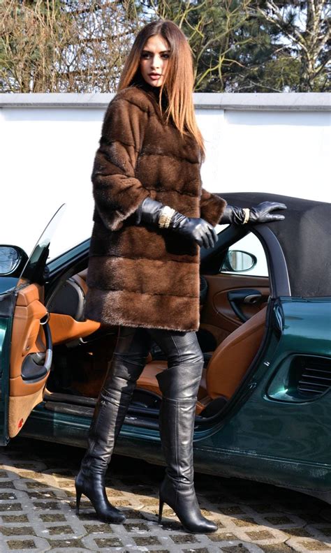 lady s leather and fur outfits pelliccia di visone giacche con pelliccia pelliccia vintage