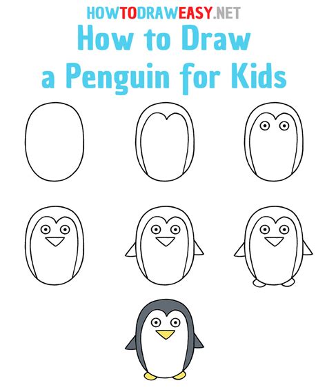 How To Draw A Penguin How To Draw Comment Dessiner Dessins Images And