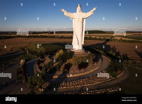 Swiebodzin Poland July 11 2022 36 M High Figure Of Jesus Christ