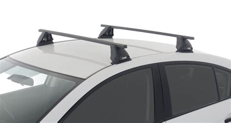 I don't notice and whistling from keeping them on. #JA0340 - Euro 2500 Black 2 Bar FMP Roof Rack | Rhino-Rack