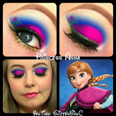 Disney Frozen Princess Anna Makeup Disney Makeup Disney Inspired