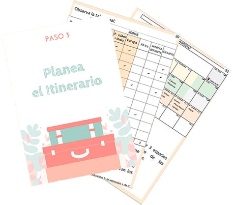 Cómo PLANEAR y organizar un itinerario de VIAJE Plantillas y ejemplos