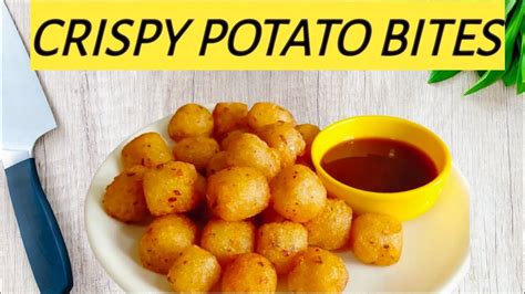 Potatoes Bites Recipe Crispy Garlic Potatoes Bite Potatoes Recipe