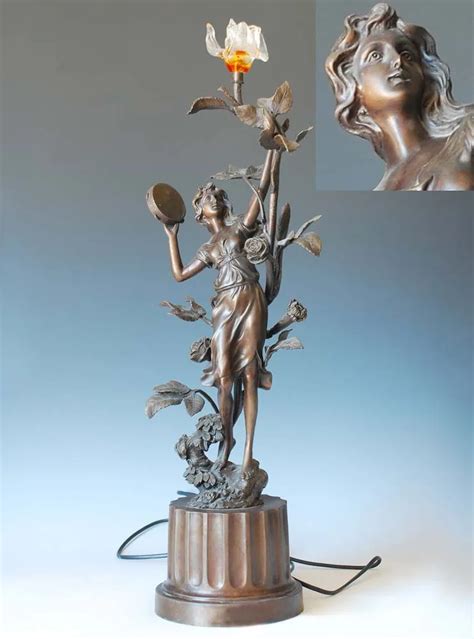 Atlie Bronzes Modern Lighting Art Beautiful Girl Bronze Statue Figurine Hot Cast Europe Indoor