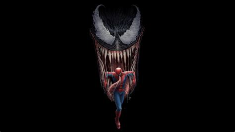 Spiderman And Venom Artwork Wallpaperhd Superheroes Wallpapers4k